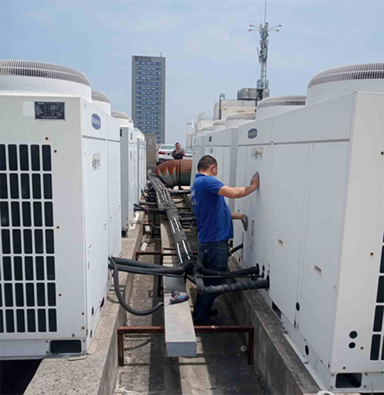 海林中央空调制热和不制冷系统维修方法